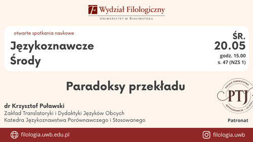 Językoznawcza Środa