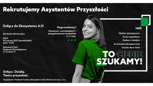 Rekrutacja w ramach nowego projektu „ASYSTENCI PRZYSZŁOŚCI"