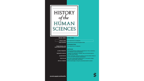 History of the Human Sciences
