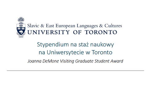 Stypendium na staż naukowy na Uniwersytecie w Toronto