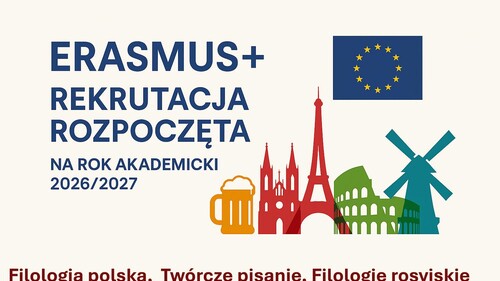 PROGRAM ERASMUS - REKRUTACJA NA STUDIA I PRAKTYKI