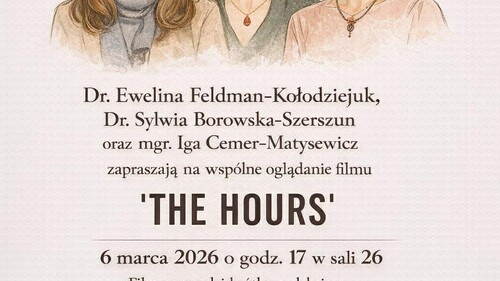 Międzynarodowy Dzień Kobiet – zaproszenie na spotkanie z filmem „The Hours”