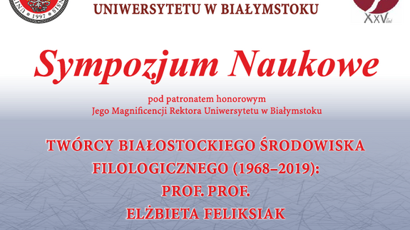 Uroczystości związane z upamiętnieniem prof. E. Feliksiak. prof. H. Krukowskiej, prof. B. Nowowiejskiego