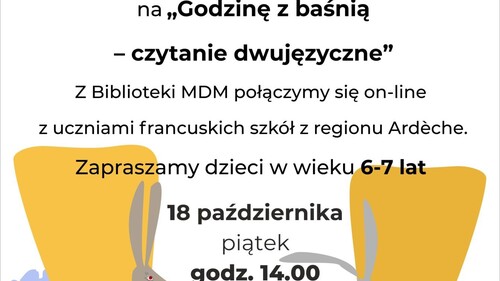 Godzina z baśnią - czytanie dwujęzyczne