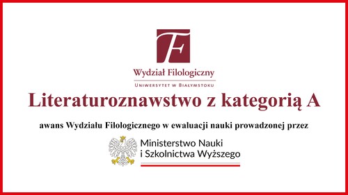 Literaturoznawstwo z kategorią A