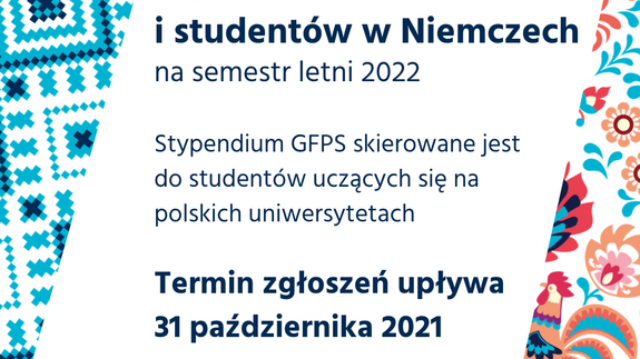 Stypendia GFPS w Niemczech &#8211; semestr letni 2022