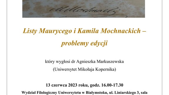 Horyzonty Współczesnego Edytorstwa - wykład