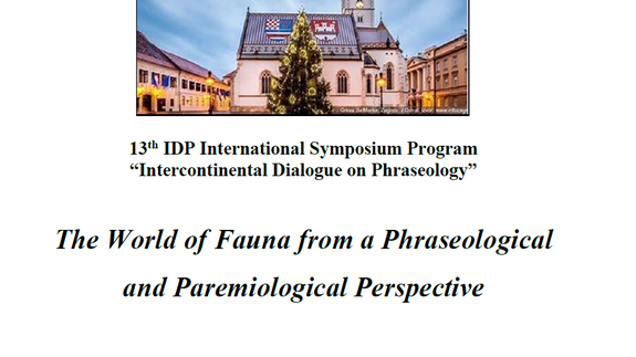 Sympozjum z cyklu „Intercontinental Dialogue on Phraseology” | 7 czerwca