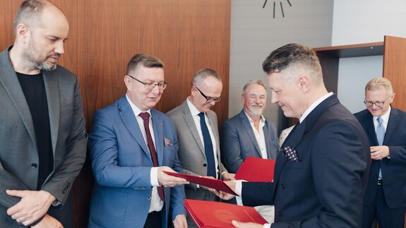 Prof. dr hab. Jarosław Ławski i prof. dr hab. Mariusz Popławski