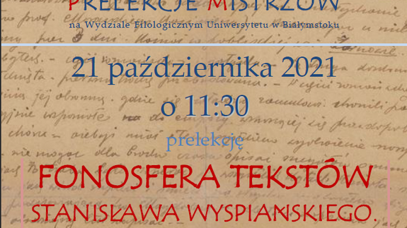 Prelekcja mistrzowska Prof. dr hab. Włodzimierza Szturca