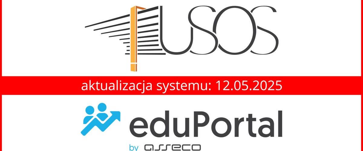 Grafika informująca o aktualizacji systemów USOS i EDUPORTAL