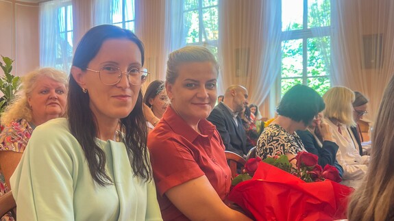 Jubileusz 42-lecia pracy Dyrektor administracyjnej mgr Bożeny Poniatowicz
