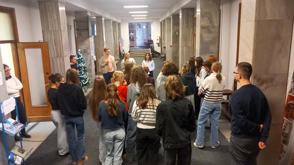 Uczniowie z III LO z wizytą na naszym Wydziale!