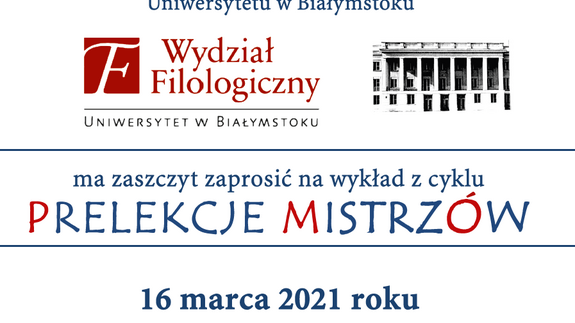 Prelekcja mistrzowska prof. dr. hab. Marka Wilczyńskiego