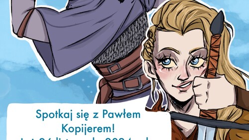 Spotkanie z Pawłem Kopijerem – autorem serii z gatunku fantasy „Kroniki Dwuświata”.