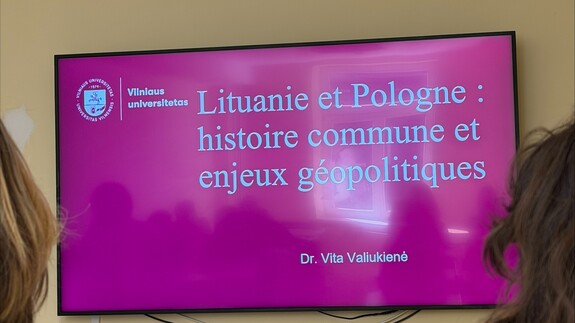 Wykład dr Vity Valiukiene