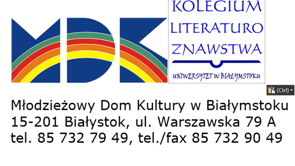 Warsztaty: PRACOWNIA LITERATURY MDK